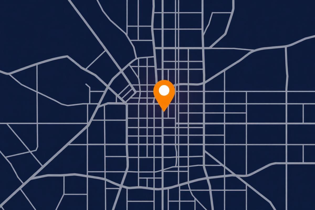Map showing Mackston Plumbing and Heating in northwest Calgary